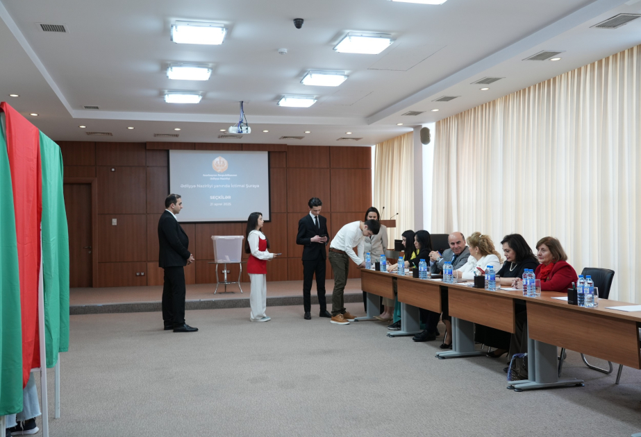 Ədliyyə Nazirliyi yanında İctimai şuranın 7 nəfərdən ibarət yeni tərkibi seçilib