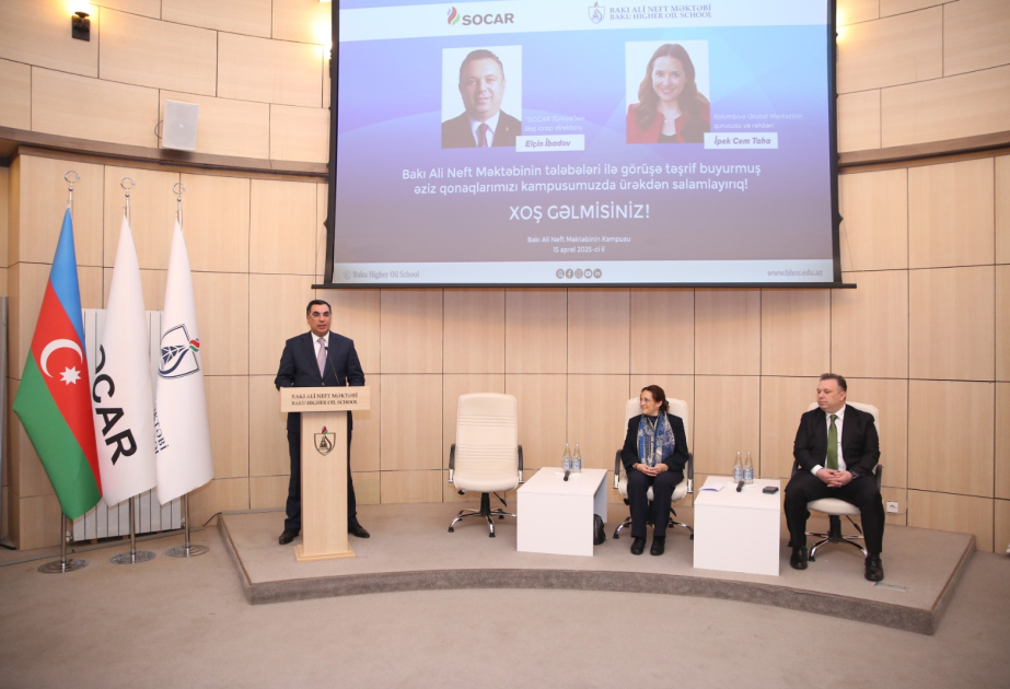 “SOCAR Türkiyə” və Kolumbiya Qlobal Mərkəzinin rəhbər şəxsləri BANM-də olublar