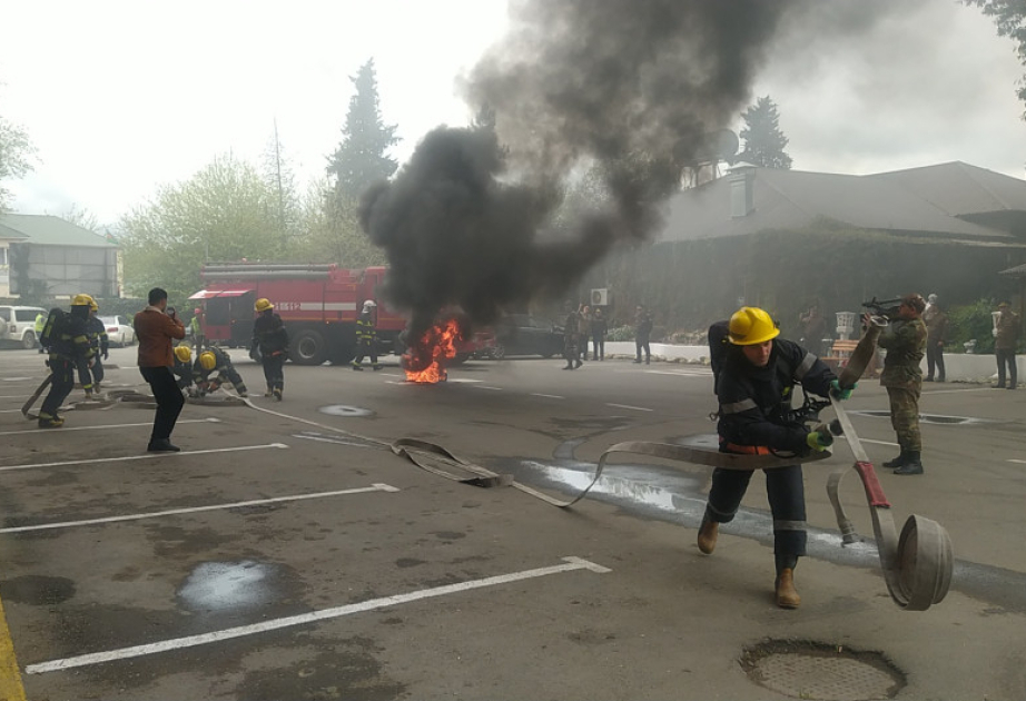 “Fövqəladə hallar zamanı davranış qaydaları” mövzusunda təlim keçirilib