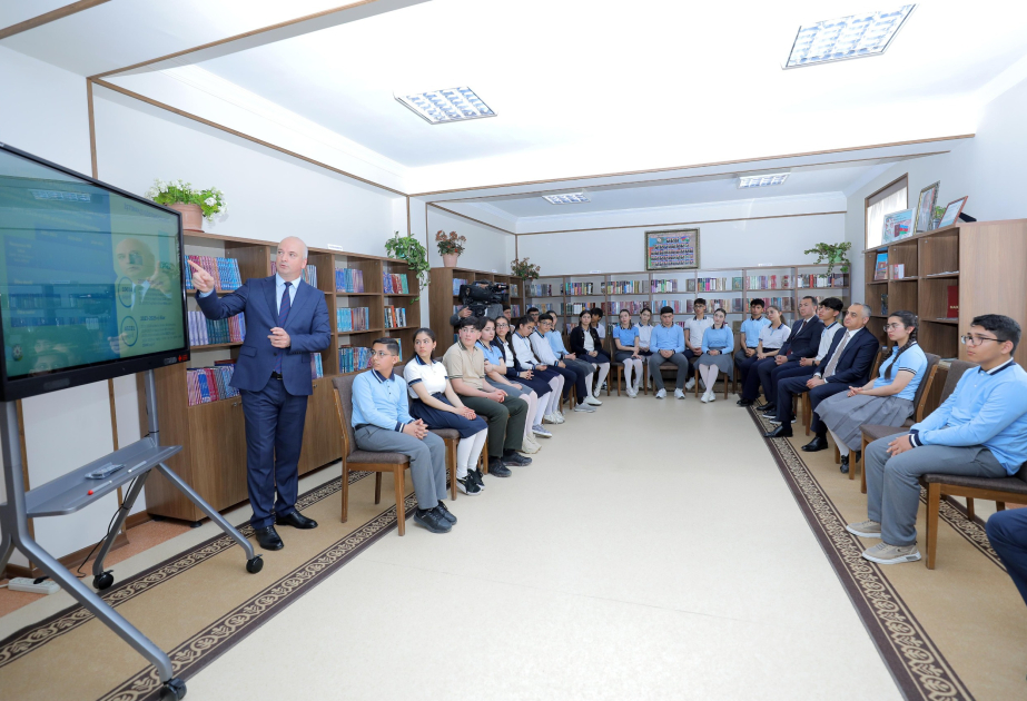 Naxçıvanda istedadlı şagirdlərlə görüş keçirilib