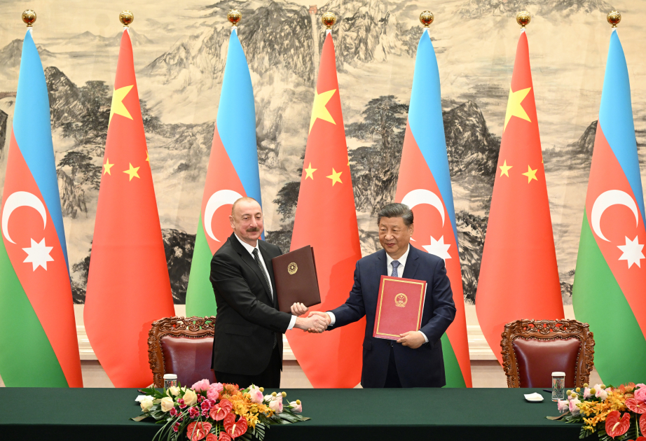 Azerbaiyán y China firman Declaración Conjunta sobre el Establecimiento de la Asociación Estratégica Integral