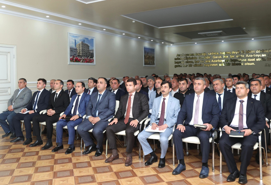 Ağcabədidə sahibkarlarla növbəti görüş təşkil olunub