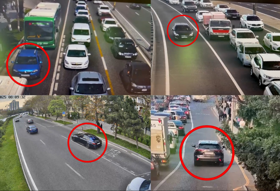 DİN: Avtobus zolağına daxil olan sürücülərə xəbərdarlıq VİDEO