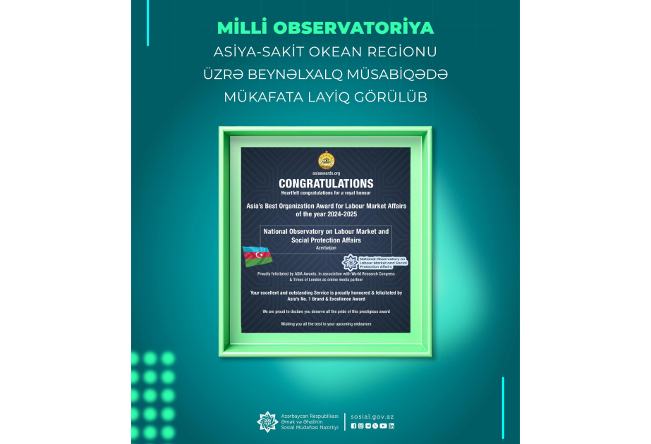 Milli Observatoriya beynəlxalq müsabiqədə mükafata layiq görülüb