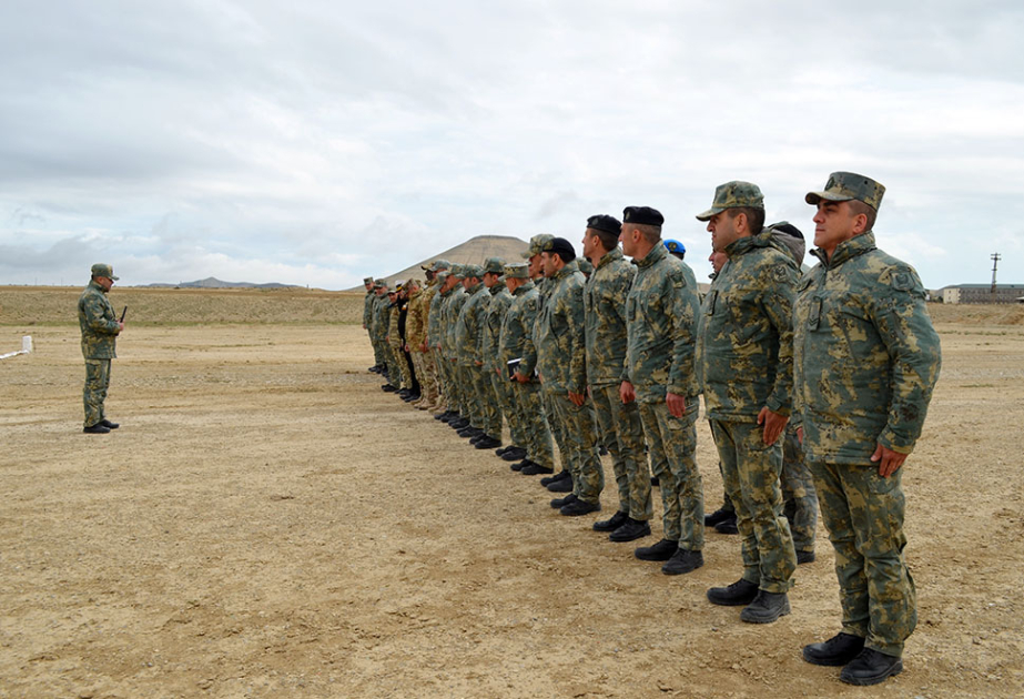 Azərbaycan Ordusunda hərbiləşdirilmiş kross birinciliyi keçirilib