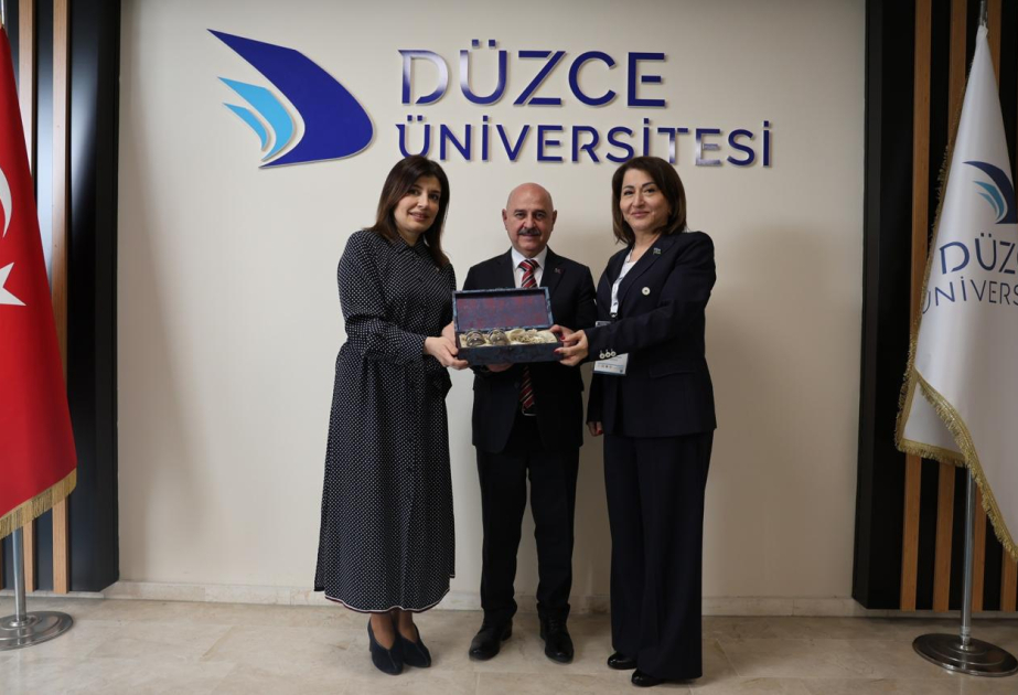 Milli Məclisin deputatları və Türkiyənin Düzce Universitetinin rəhbərliyi arasında görüş keçirilib