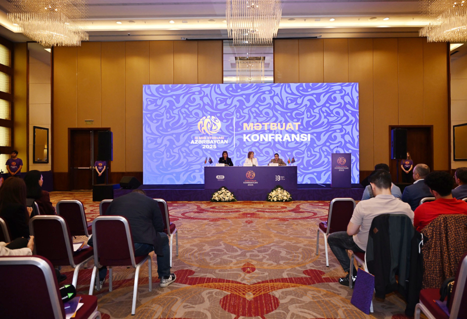 Se celebra la primera conferencia de prensa sobre los III Juegos CEI que se celebrarán en Azerbaiyán