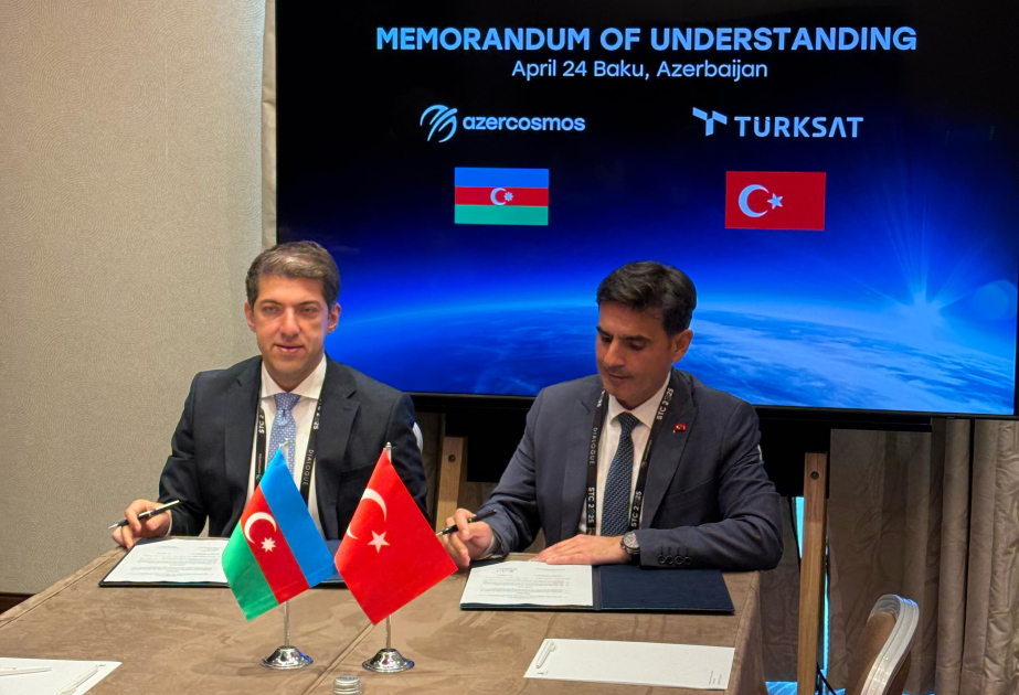 “Azərkosmos” və “Türksat” arasında Anlaşma Memorandumu imzalanıb