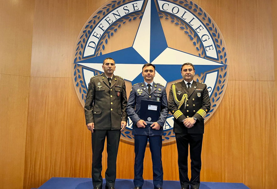 Hərbi qulluqçumuz NATO Müdafiə Kollecinin Regional Əməkdaşlıq kursunu uğurla başa vurub