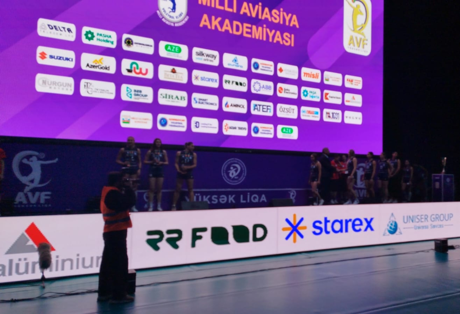 Команде «Азеррейл», ставшей чемпионом Азербайджана по волейболу, вручены медали