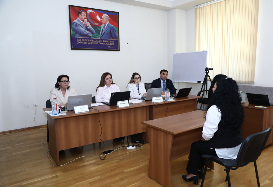 Bağçalarda müdir vəzifəsinə işə qəbul üzrə müsabiqənin müsahibə mərhələsi keçirilib