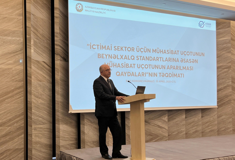 İctimai sektor üçün beynəlxalq standartlara əsasən mühasibat uçotunun aparılması qaydalarının təqdimatı olub