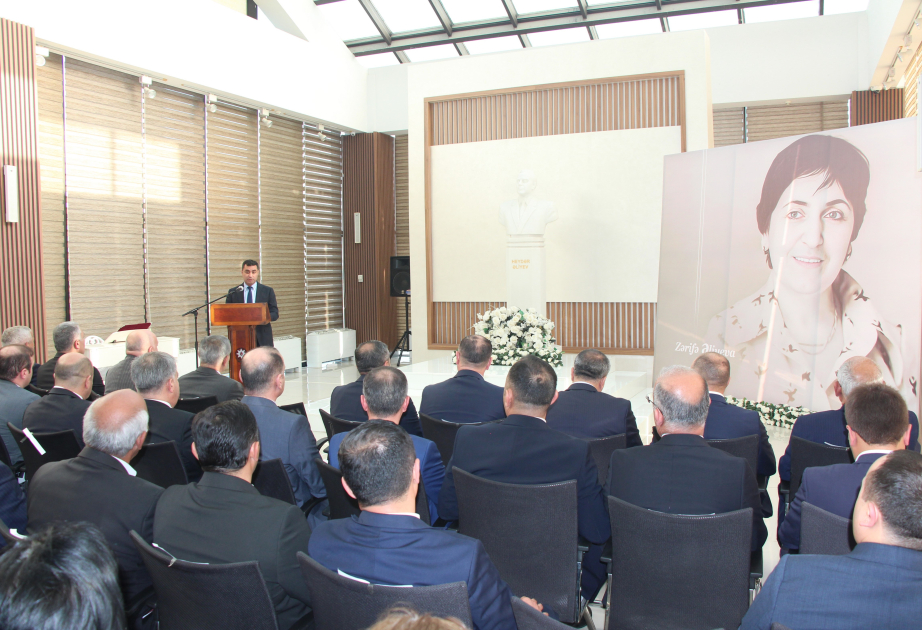 Yevlaxda görkəmli elm xadimi Zərifə Əliyevanın xatirəsi anılıb
