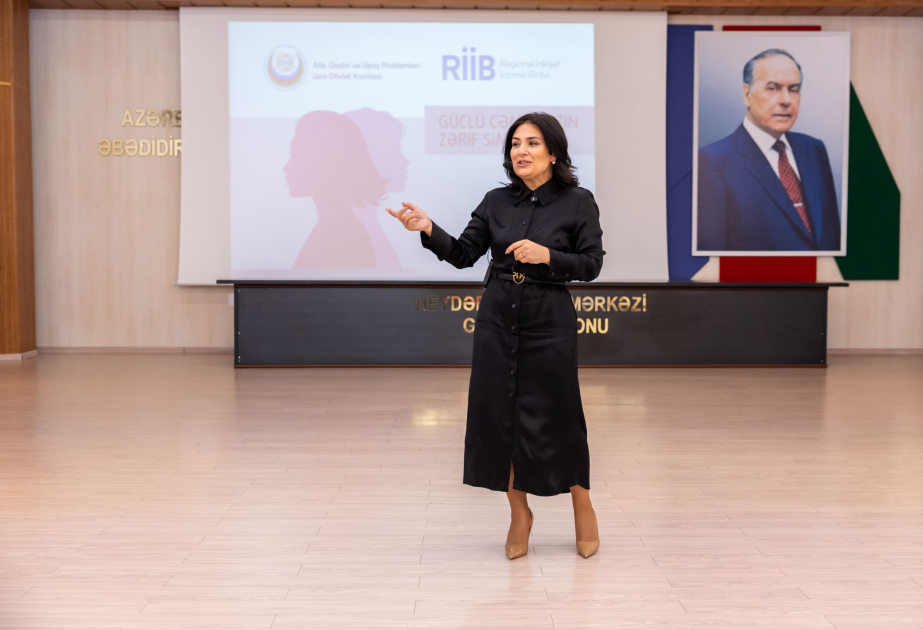 “Güclü cəmiyyətin zərif simaları” layihəsi çərçivəsində Göyçayda növbəti görüş keçirilib