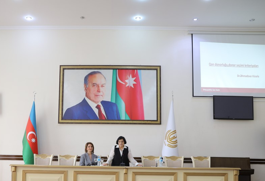 GDU-da tədbir: “Qan donorluğu, donor seçimi kriteriyaları”