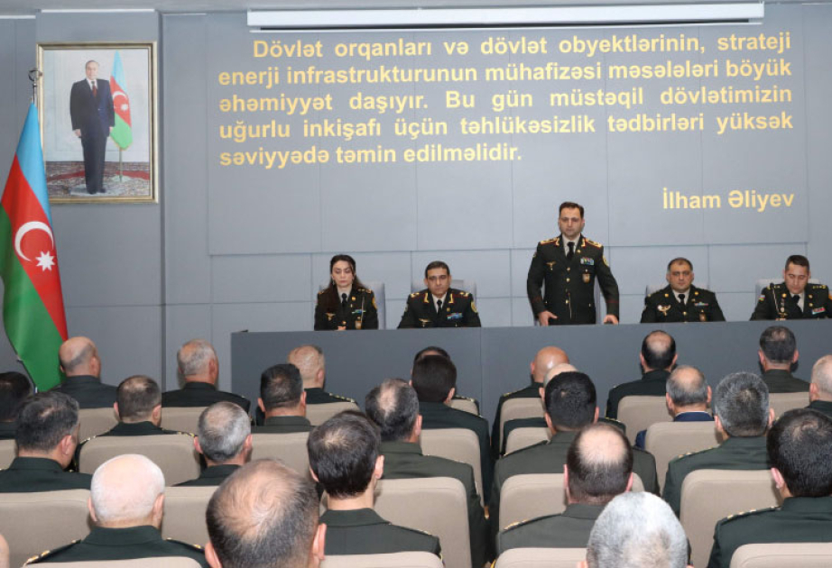 Strateji Obyektlərin Mühafizəsi Dövlət Agentliyinin hərbi qulluqçularına orden və medallar təqdim olunub