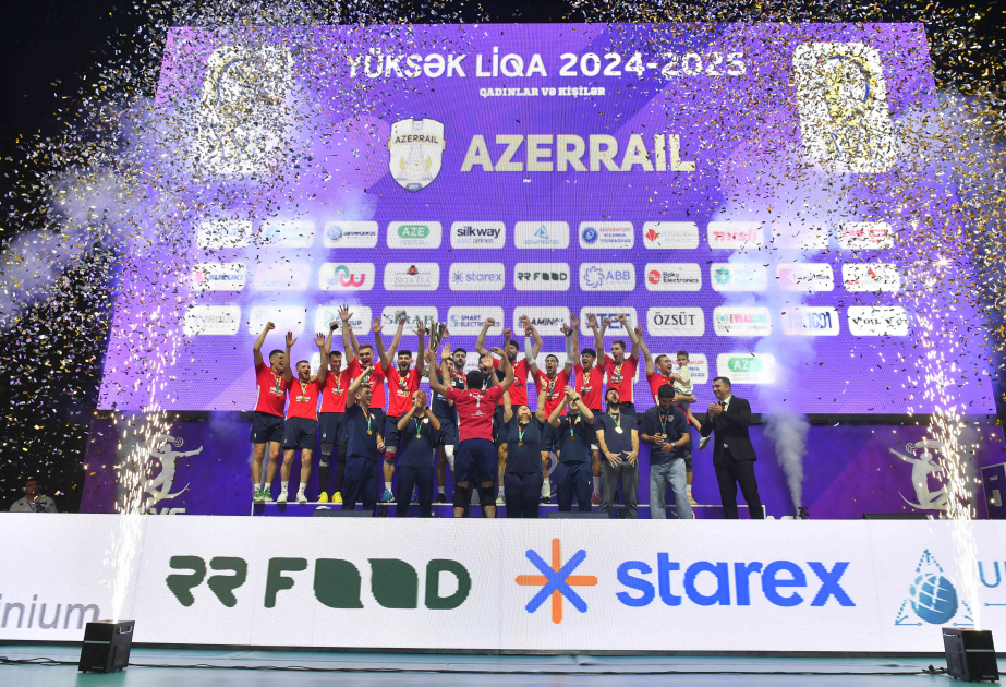 Kişi voleybolçular arasında Azərbaycan çempionatının qalibi mükafatlandırılıb
