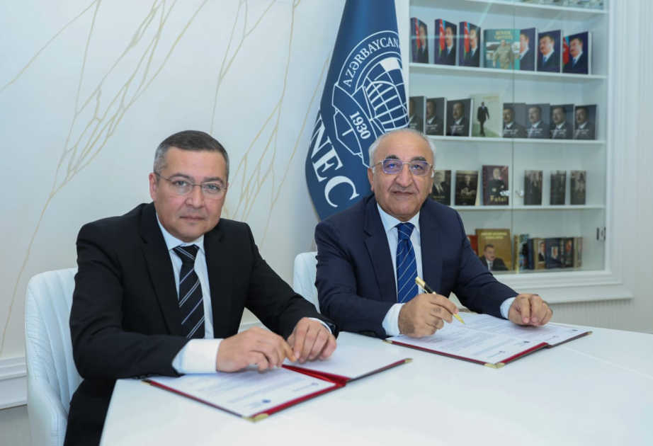 Milli Depozit Mərkəzi ilə UNEC arasında əməkdaşlıq memorandumu imzalanıb