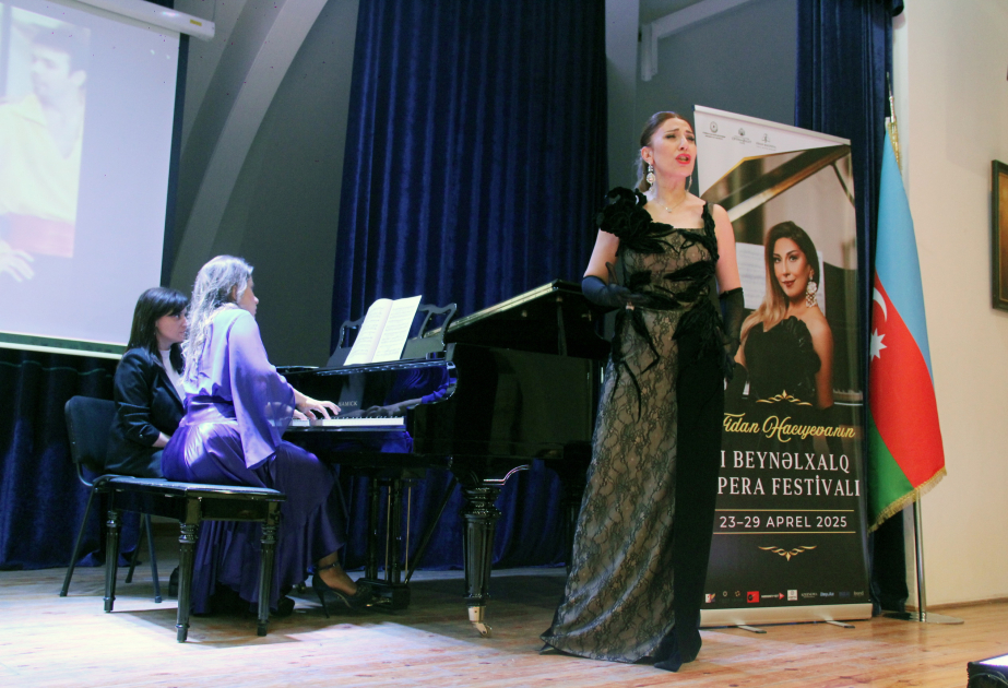 Fidan Hacıyevanın II Beynəlxalq Opera Festivalında şəhid ailələrindən istedadlı uşaqlar iştirak ediblər
