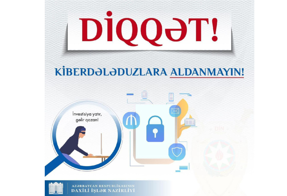 DİN: Ötən gün vətəndaşların bank kartlarından 23 min manatdan çox pul oğurlanıb oğurlanıb