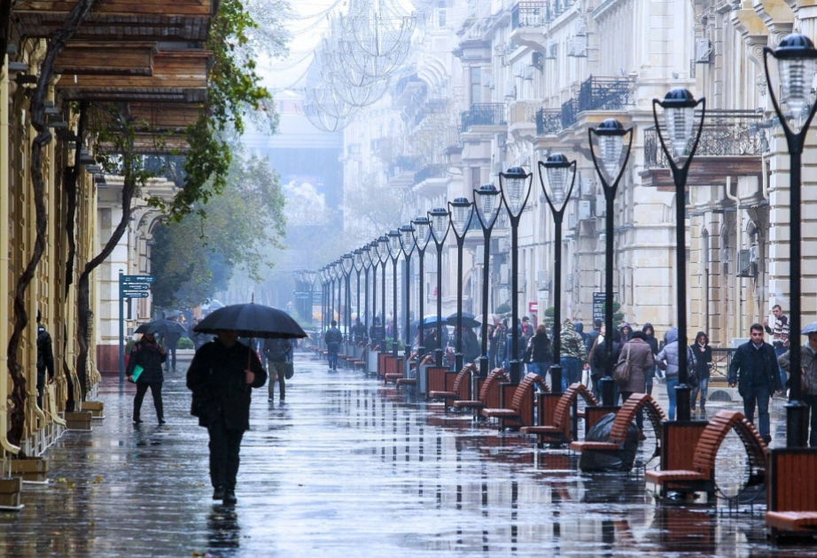 В Баку ожидается дождь, температура понизится на 5-8 градусов - ПРЕДУПРЕЖДЕНИЕ