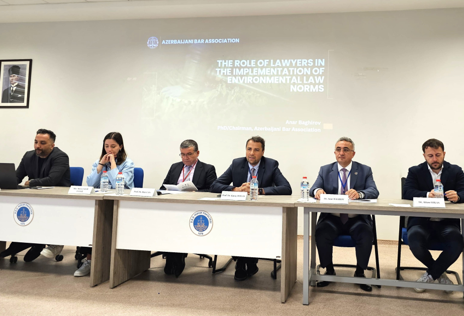 Vəkillər Kollegiyasının nümayəndələri beynəlxalq konqresdə ətraf mühit problemlərinin müzakirəsində iştirak ediblər