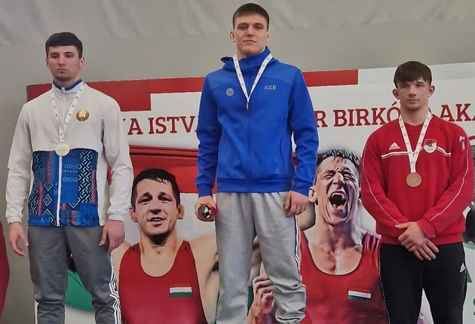 Azərbaycanın yunan-Roma güləşçisi Macarıstanda qızıl medal qazanıb