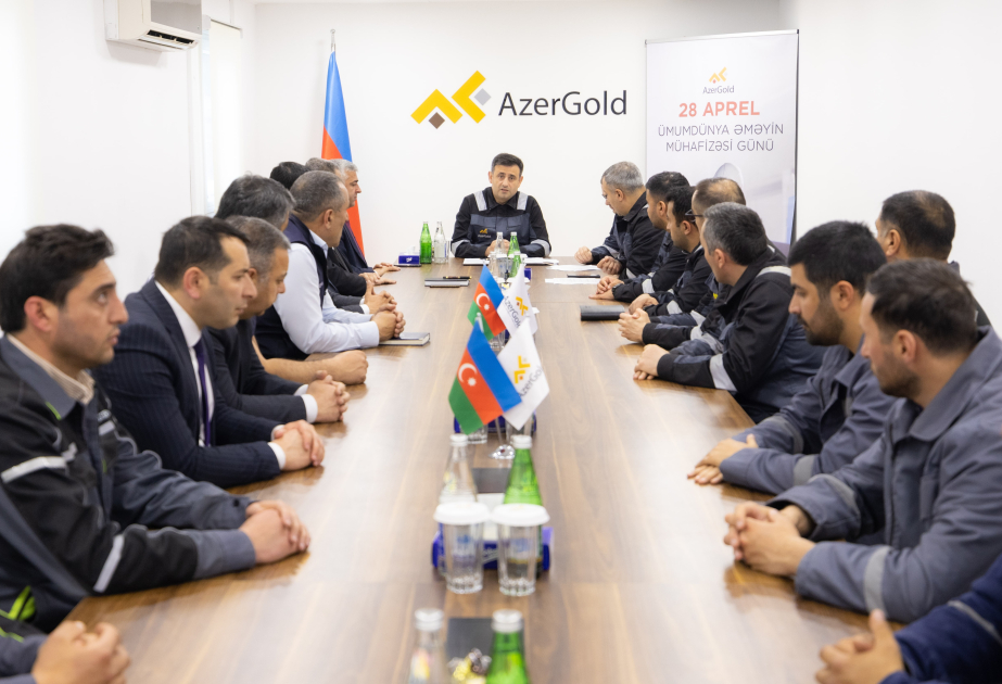 “AzerGold”da Ümumdünya Əməyin Mühafizəsi Günü qeyd olunub
