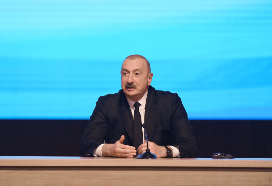Presidente Ilham Aliyev: “Los acuerdos alcanzados durante la visita reafirman la amistad y hermandad entre Irán y Azerbaiyán”