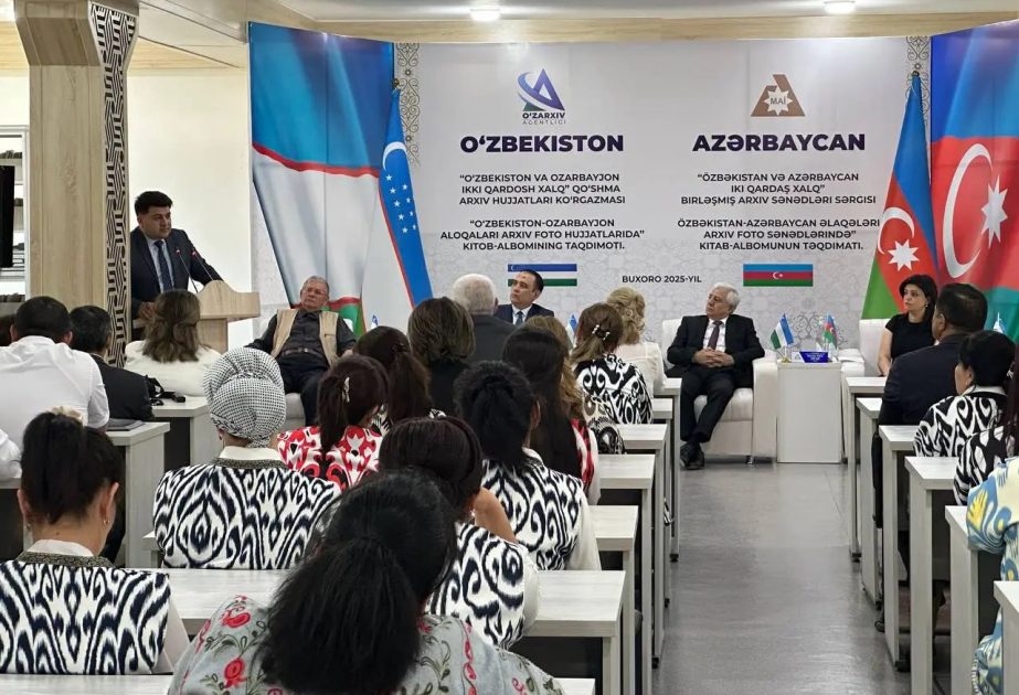 Buxara şəhərində “Özbəkistan–Azərbaycan əlaqələri arxiv foto sənədlərində” kitab-albomunun təqdimatı olub