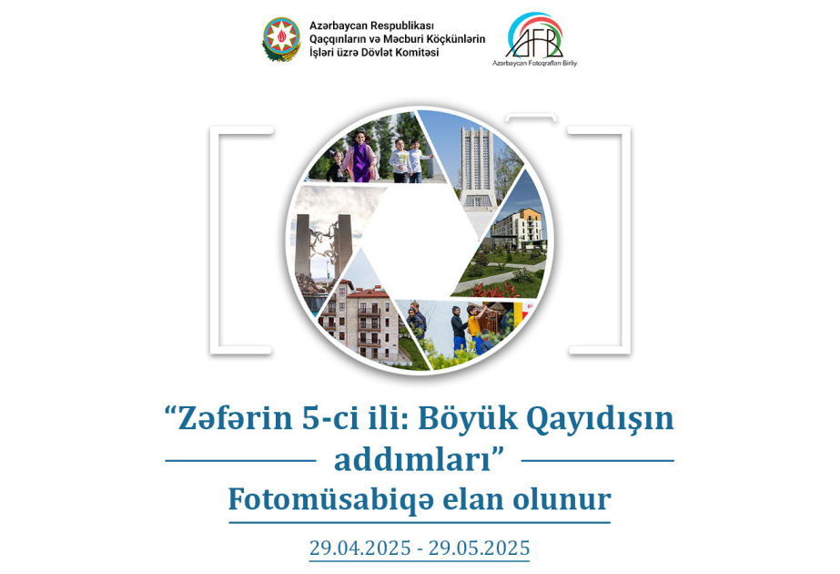 “Zəfərin 5-ci ili: böyük qayıdışın addımları” adlı fotomüsabiqə elan edilib
