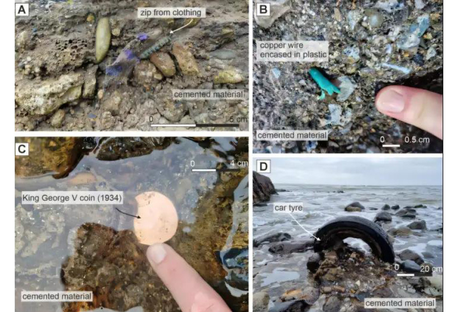Industrial waste turning into rock 'in decades'