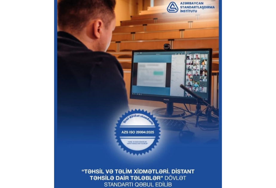 Azərbaycanda distant təhsil xidmətləri üzrə yeni dövlət standartı qəbul edilib