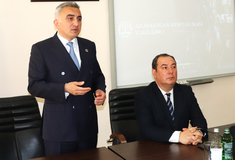 Ədliyyə Akademiyasında vəkilliyə namizədlərin icbari təlimi başlayıb