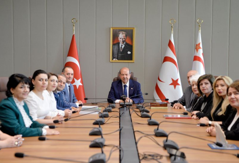 ŞKTC Prezidenti Azərbaycan alimlərini qəbul edib