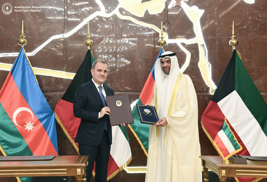 Se firmó una declaración conjunta sobre los resultados de la tercera reunión de la Comisión Conjunta para la Cooperación entre Azerbaiyán y Kuwait