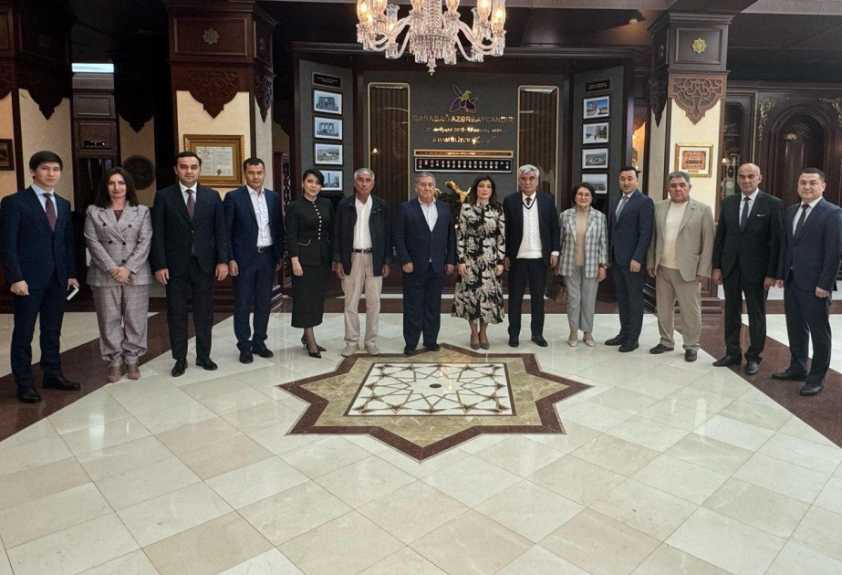 Günay Əfəndiyeva Özbəkistanın tanınmış mədəniyyət və incəsənət xadimləri ilə görüşüb