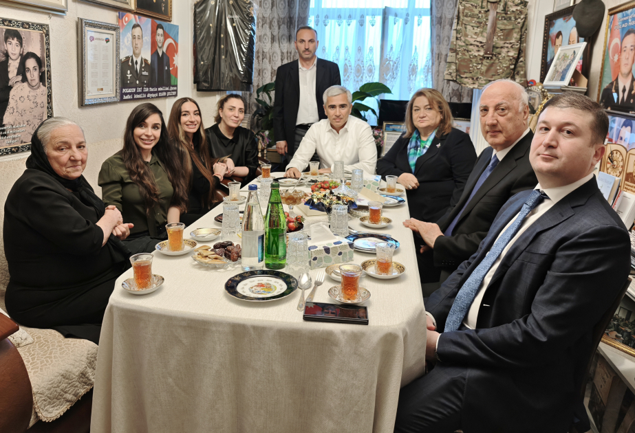 Leyla Əliyeva və Arzu Əliyeva Polad Həşimovun evində olublar