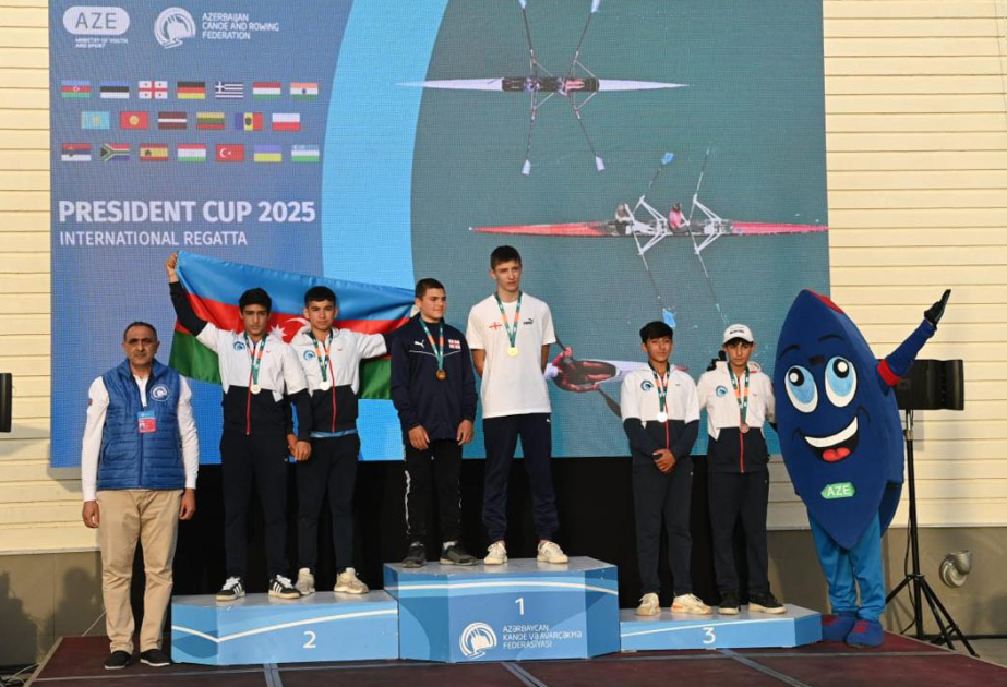 Azerbaijani rowers claim five more medals at President Cup 2025