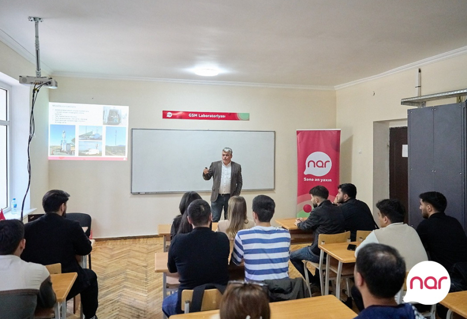 ®  Nar supports training sessions for students