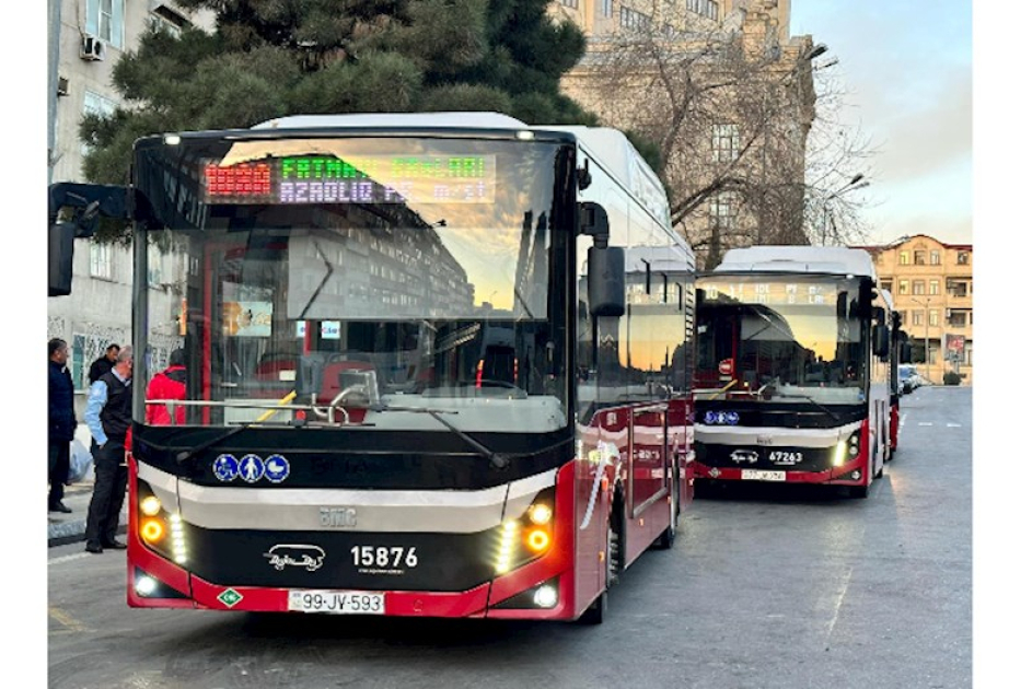 Sabah 27 müntəzəm marşrutun hərəkət sxemi müvəqqəti dəyişdiriləcək