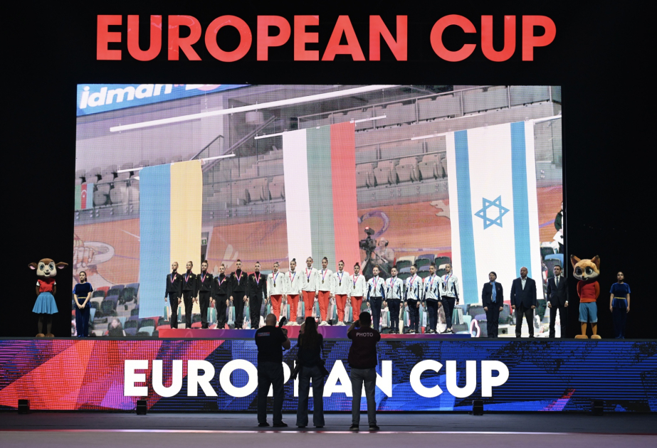Se definen otros ganadores de la Copa de Europa de Gimnasia Rítmica que se celebra en Bakú