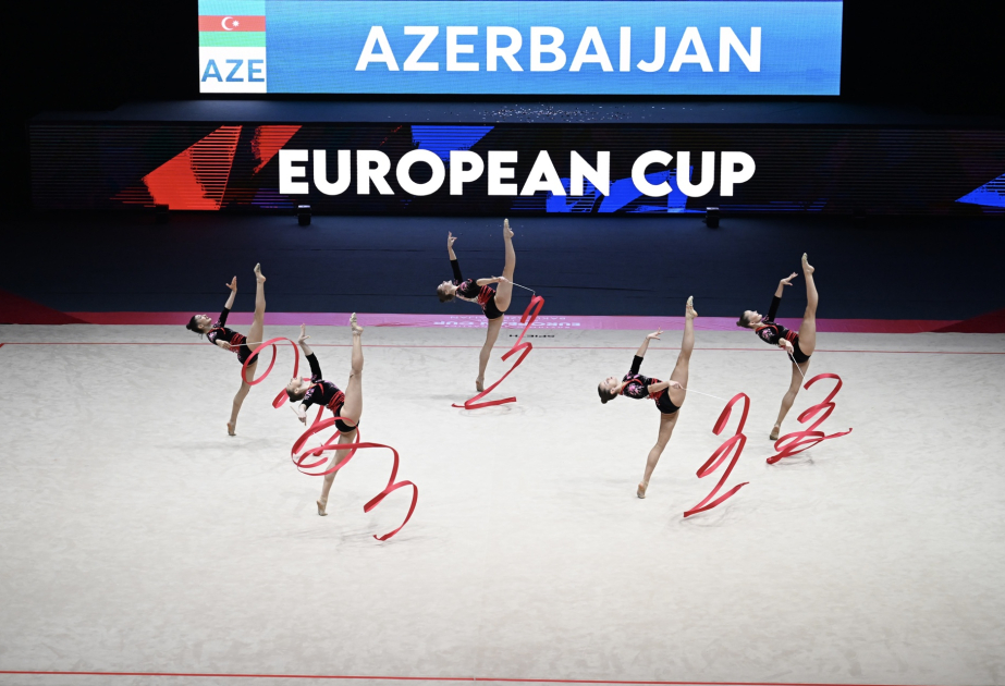 El equipo de gimnasia rítmica de Azerbaiyán conquista el bronce en la Copa de Europa