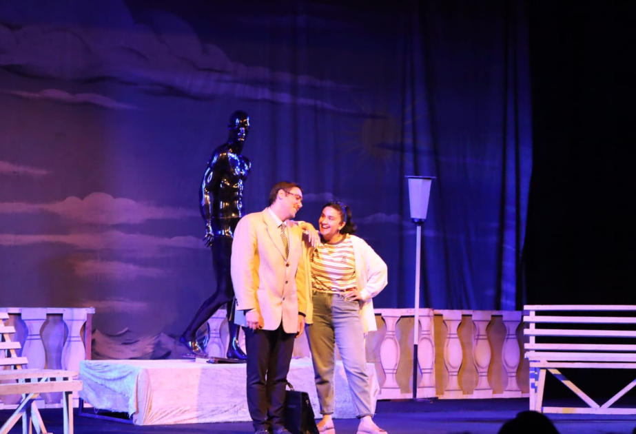 Qazaxda teatrsevərlər üçün "Bir gecənin nağılı" tamaşası nümayiş etdirilib