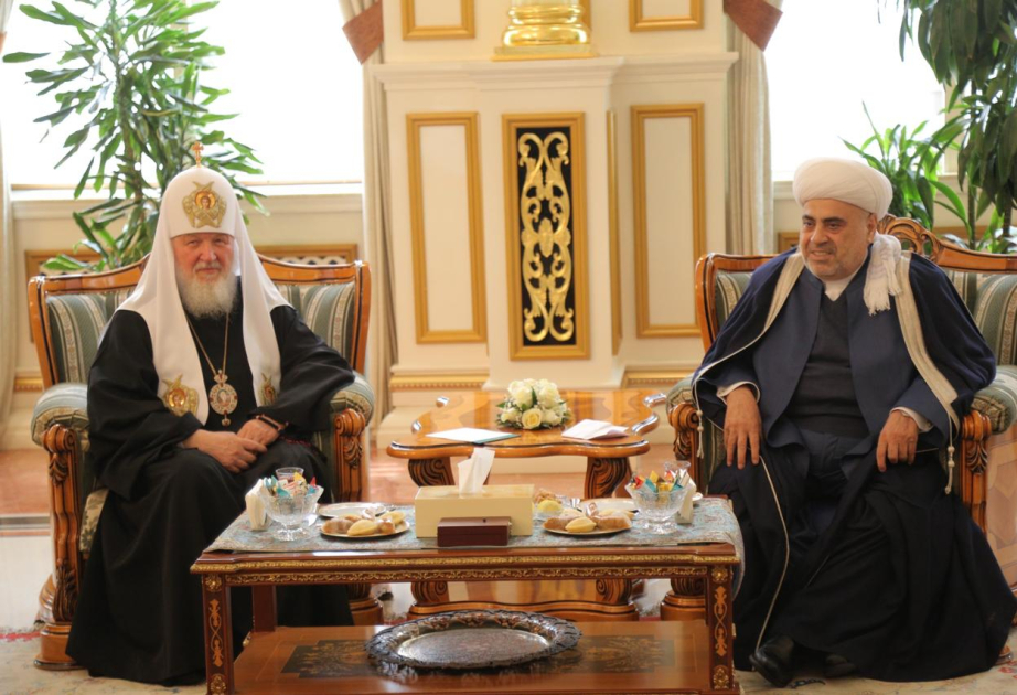 Patriarch Kirill meets with Caucasus Muslims Office Chairman in Baku