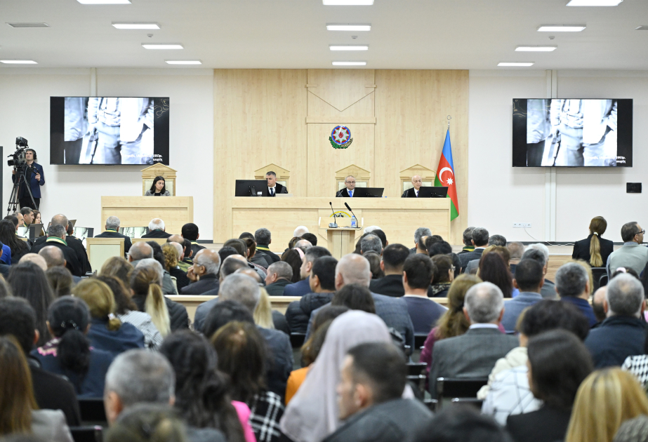 В суде продемонстрирован видеоматериал об оккупации Лачина армянскими вооруженными силами