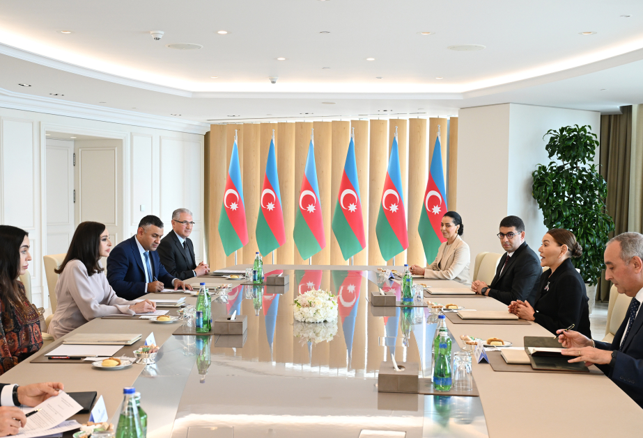 Erste Vizepräsidentin Aserbaidschans Mehriban Aliyeva trifft Prinzessin Lalla Hasnaa von Marokko VIDEO