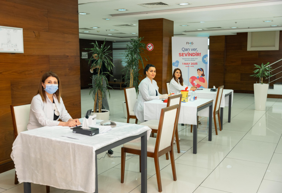 BEGOC Biznes Mərkəzində talassemiyadan əziyyət çəkən uşaqlar üçün qanvermə aksiyası keçirilib