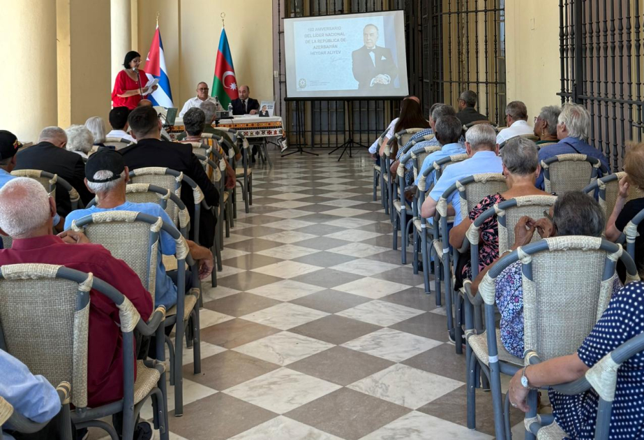 Cuba conmemora el 102.º aniversario del natalicio del Líder Nacional Heydar Aliyev