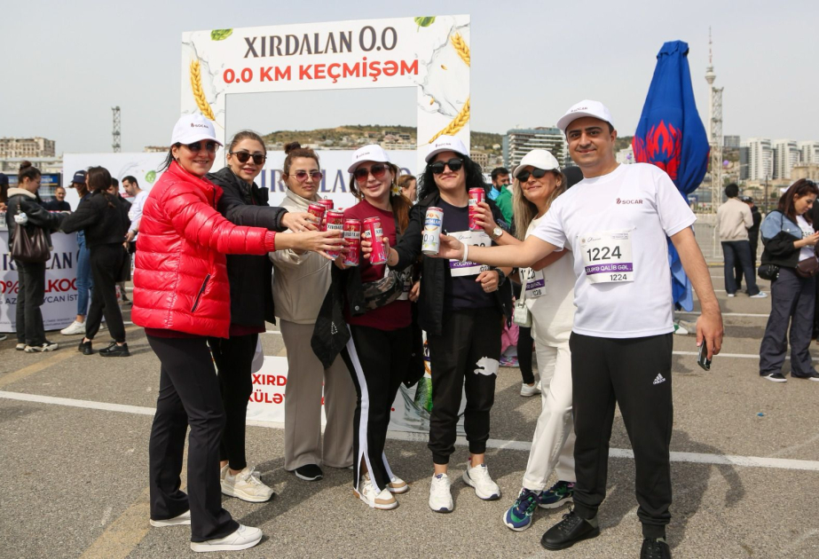 ®  «Скорость, энергия, вкус — с Xırdalan 0.0 на Бакинском марафоне!»